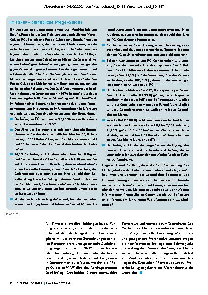 Vorschauseite 5: Vereinbarkeit im Lebensverlauf und die gesamtgesellschaftliche Verantwortung in der Vereinbarkeit von Beruf und Pflege