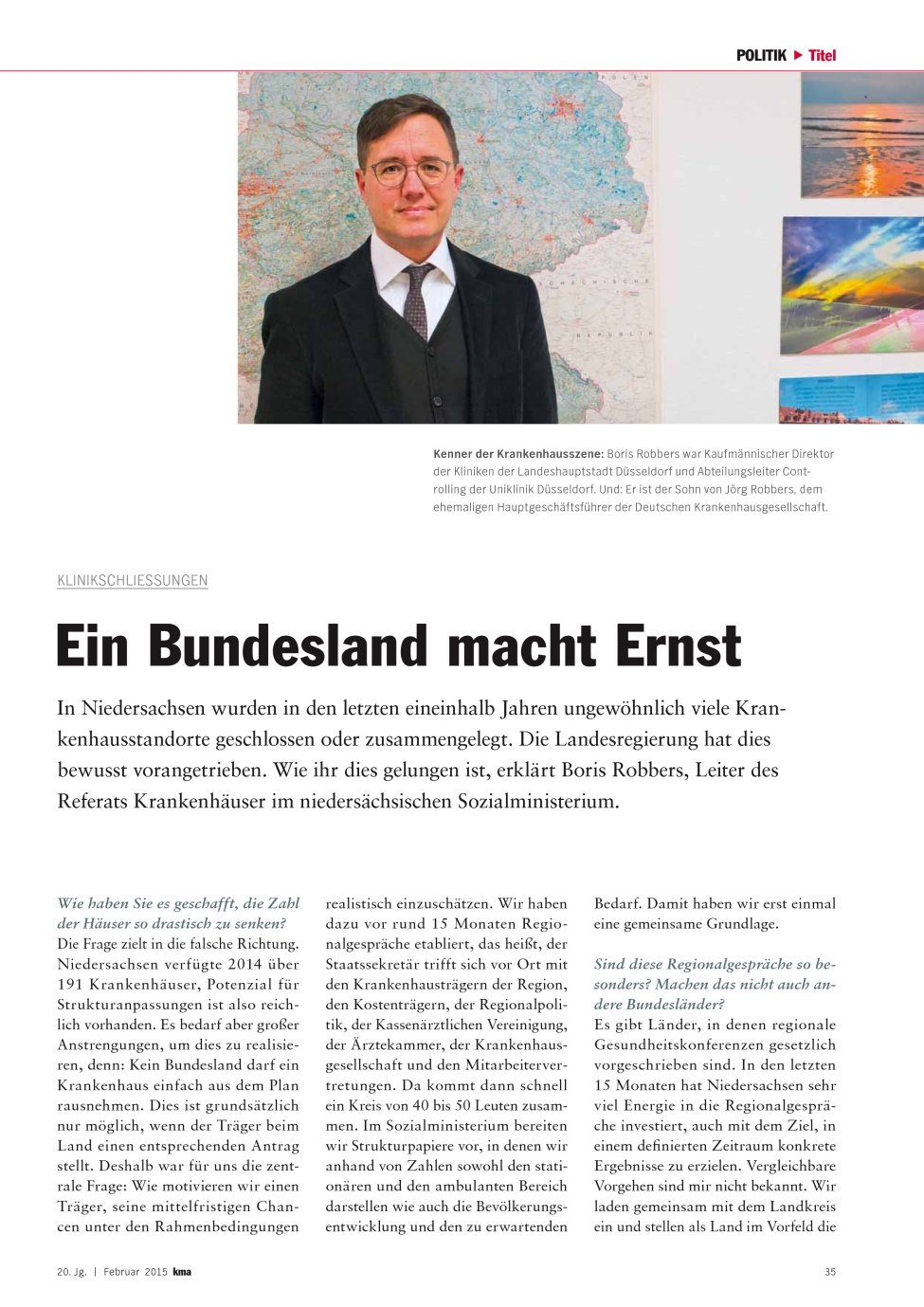 Vorschauseite 1: Ein Bundesland macht Ernst