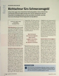 Vorschauseite 1: Richtschnur für das Schmerzensgeld
