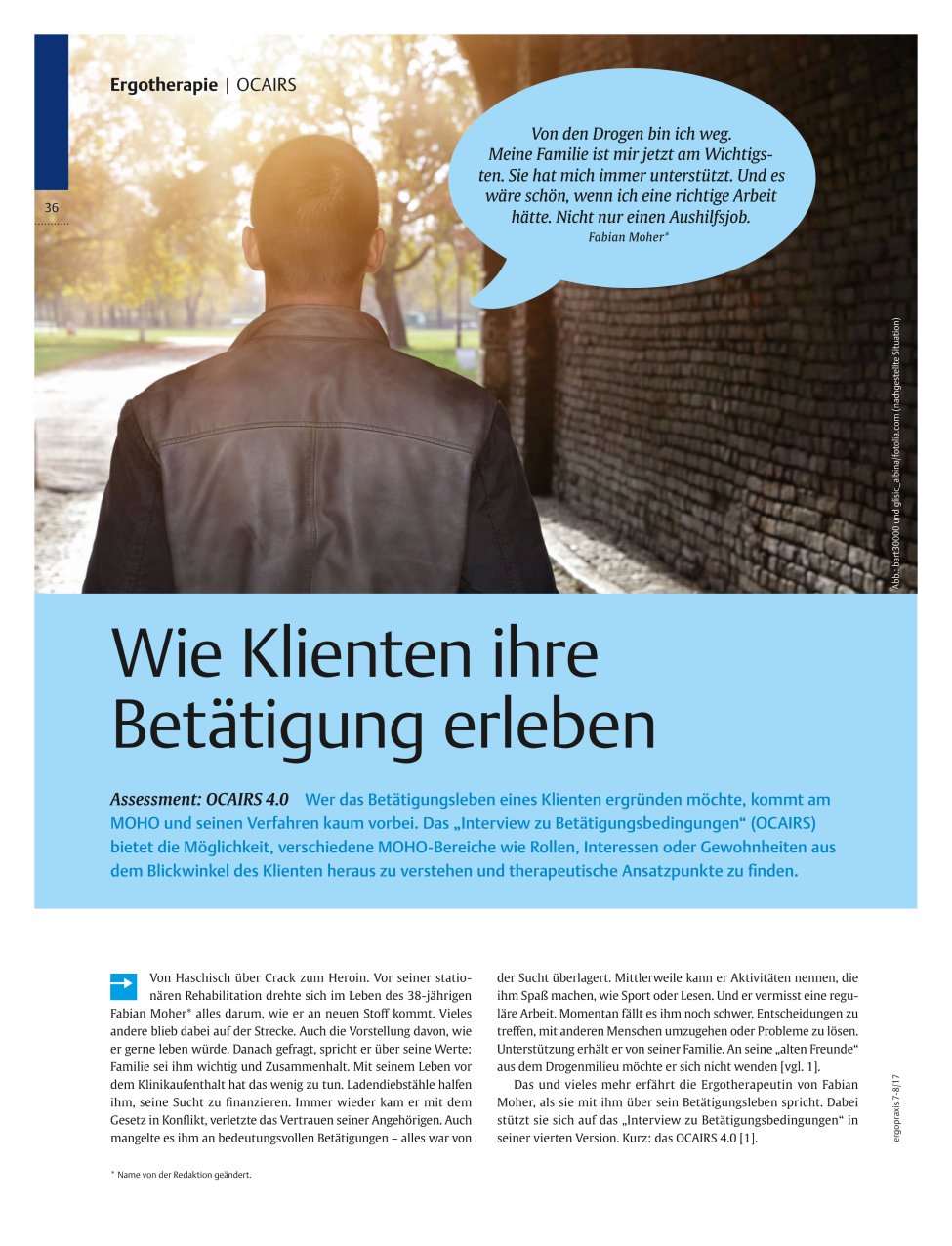 Vorschauseite 1: Assessment: OCAIRS 4.0 – Wie Klienten ihre Betätigung erleben