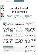Vorschauseite 1: Von der Theorie in die Praxis