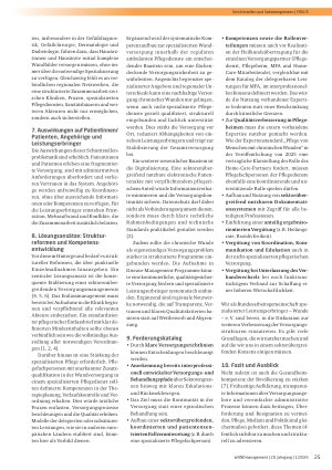 Vorschauseite 2: Schnittstellenund Sektorengrenzenproblematik in der spezialisierten Wundversorgung Herausforderungen und Lösungsansätze in der häuslichen Versorgung