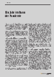 Vorschauseite 1: Ein Jahr im Bann der Pandemie