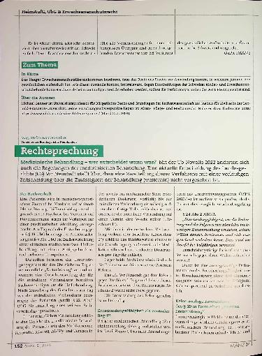 Vorschauseite 6: HeimAufG, UbG und Erwachsenenschutzrecht