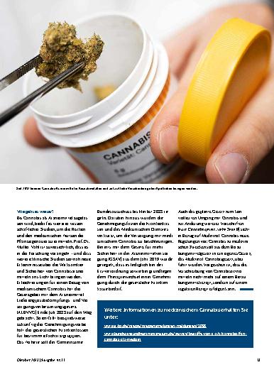 Vorschauseite 2: Cannabis als Medizin: Chancen und Risiken