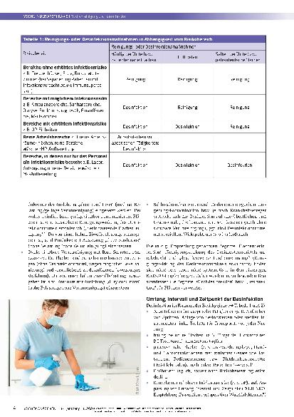 Vorschauseite 2: Flächenreinigung und Flächendesinfektion
