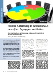 Vorschauseite 1: Prozesssteuerung im Krankenhaus muss Berufsgruppen verbinden. Eine Kombination aus Steuerungsrollen und IT verhindert Prozessabweichungen.
