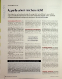 Vorschauseite 1: Appelle allein reichen nicht.