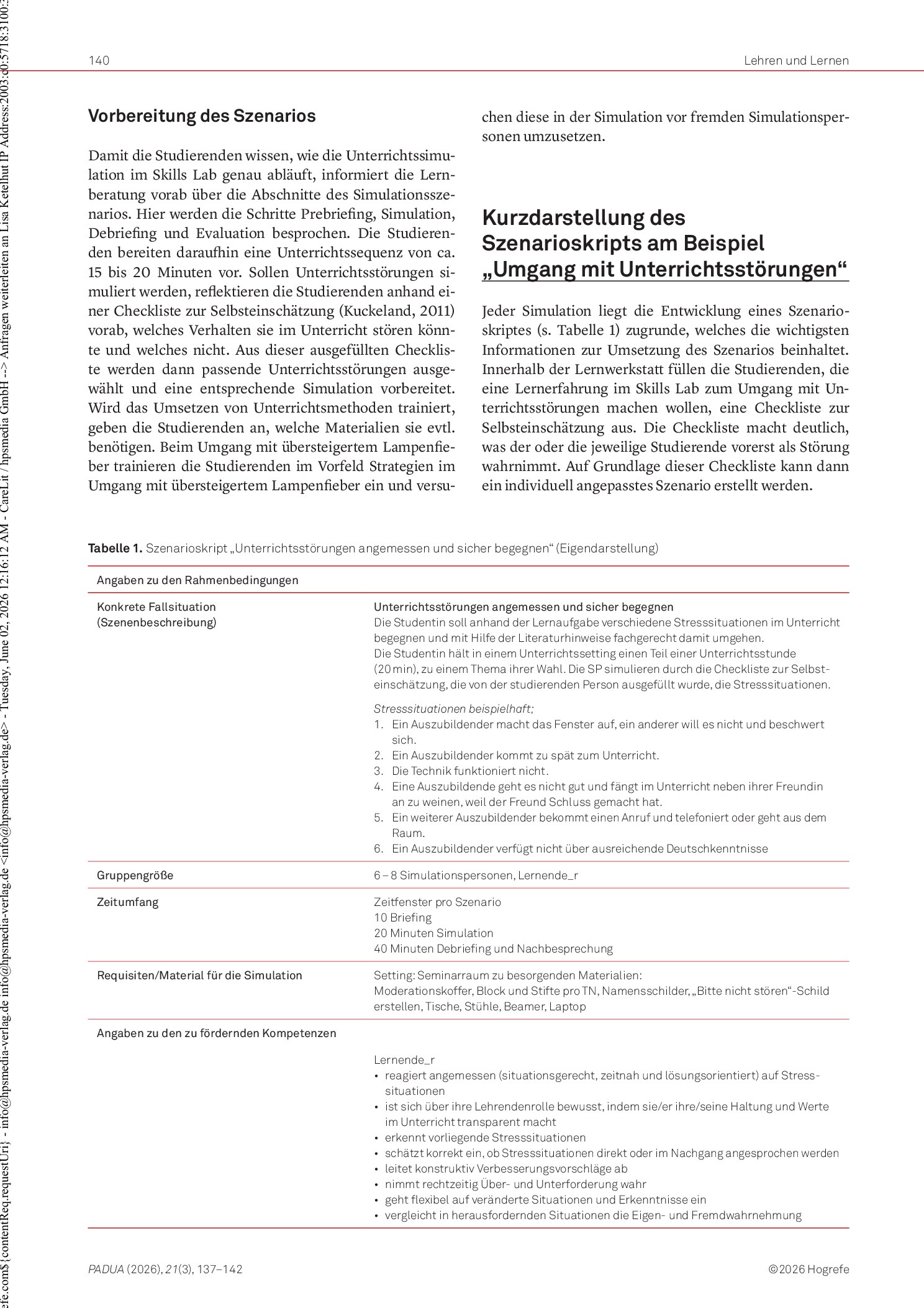 Vorschauseite 4: Praxisnahe Lehrerausbildung dank authentischer Unterrichtssimulation. Pädagogische Handlungskompetenzen im Rahmen der Lernwerkstatt stärken