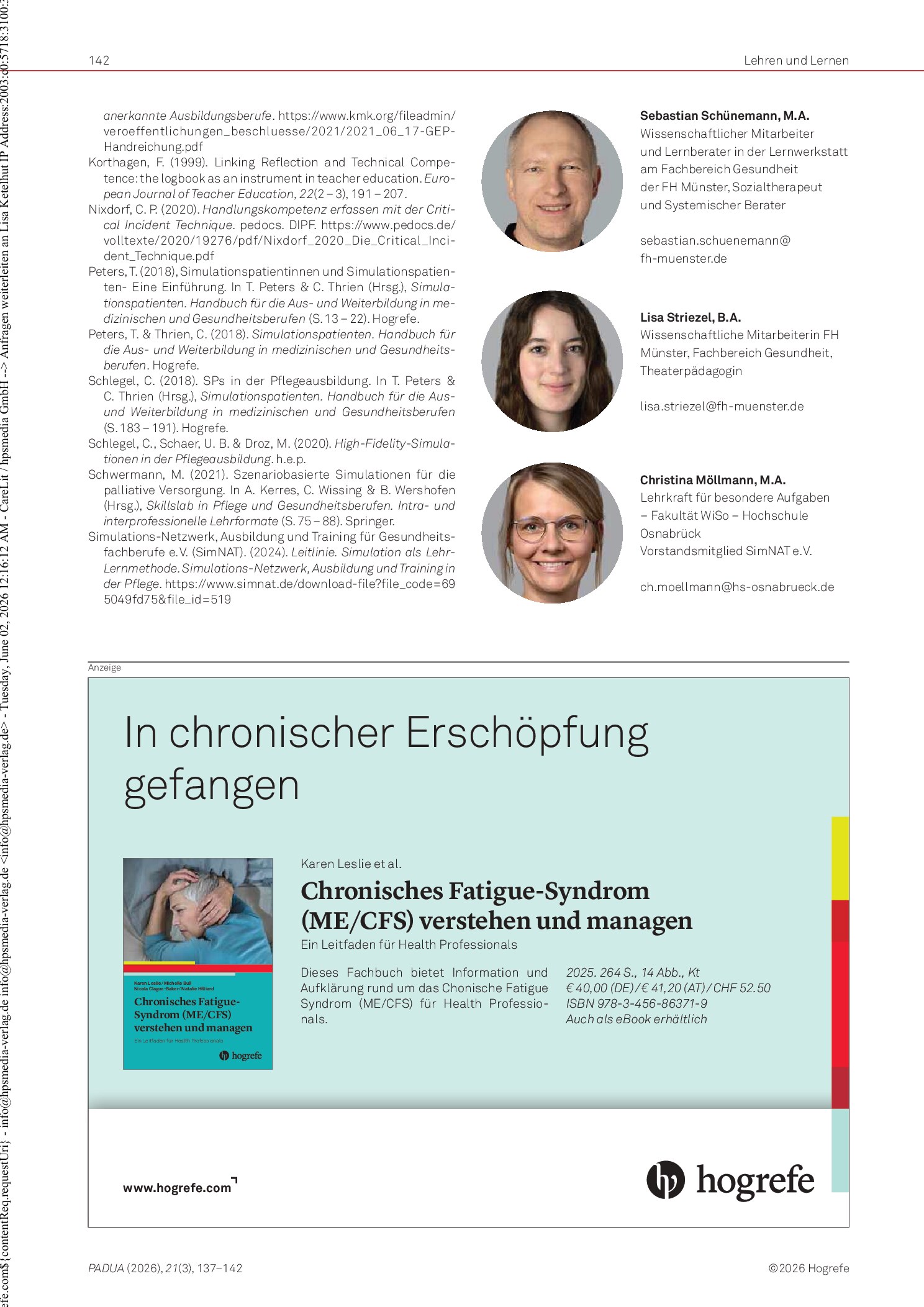 Vorschauseite 6: Praxisnahe Lehrerausbildung dank authentischer Unterrichtssimulation. Pädagogische Handlungskompetenzen im Rahmen der Lernwerkstatt stärken
