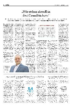 Vorschauseite 1: „Wir stehen aktuell in drei Grundbüchern.“
