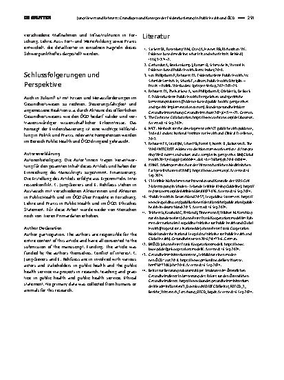 Vorschauseite 3: Grundlagen und Konzepte der Evidenzbasierung in Public Health und ÖGD