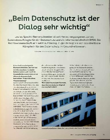 Vorschauseite 2: „Beim Datenschutz ist der Dialog sehr wichtig"
