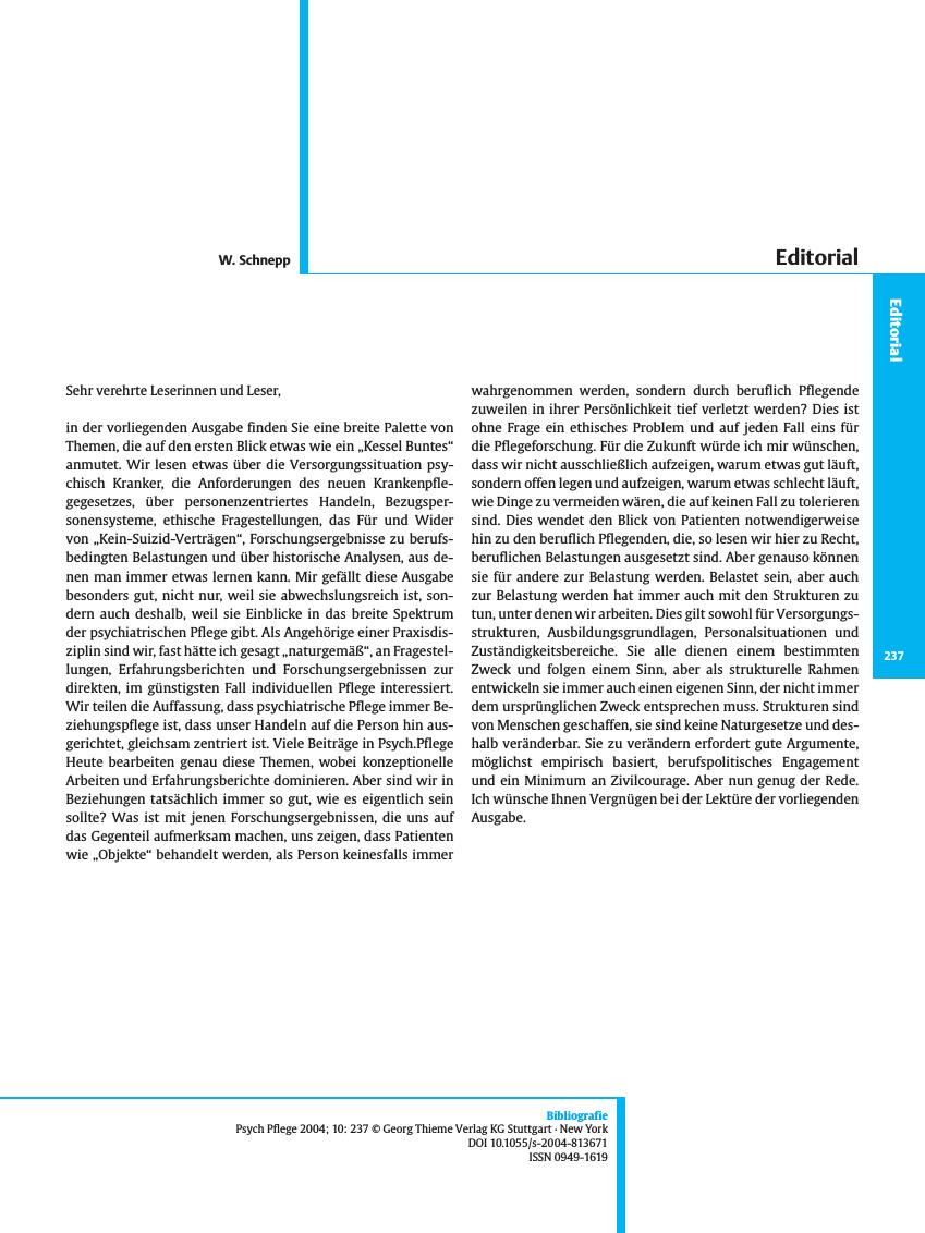 Vorschauseite 1: Editorial