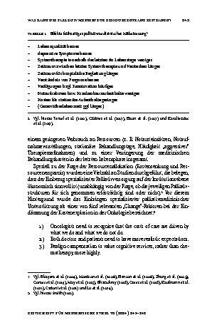 Vorschauseite 5: Was kann die Palliativmedizin zur Ressourcenfrage beitragen?