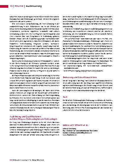 Vorschauseite 3: Der Embryologe, die embryologin: ein Berufsporträt