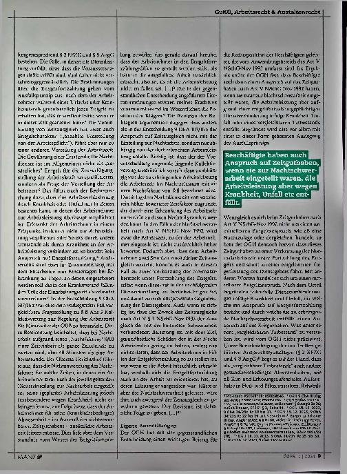 Vorschauseite 2: Besprechung der Entscheidung OGH 9 ObA 34/23z.