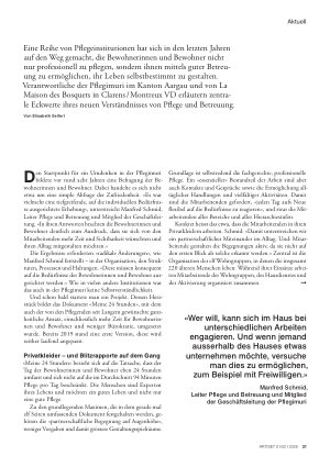 Vorschauseite 2: Das gewohnte Leben fortführen zu können