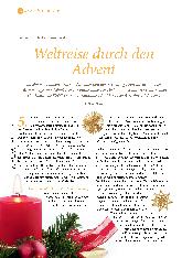 Vorschauseite 1: Weltreise durch den Advent