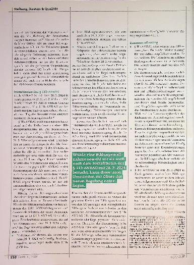 Vorschauseite 4: Haftung, Kosten und Qualität