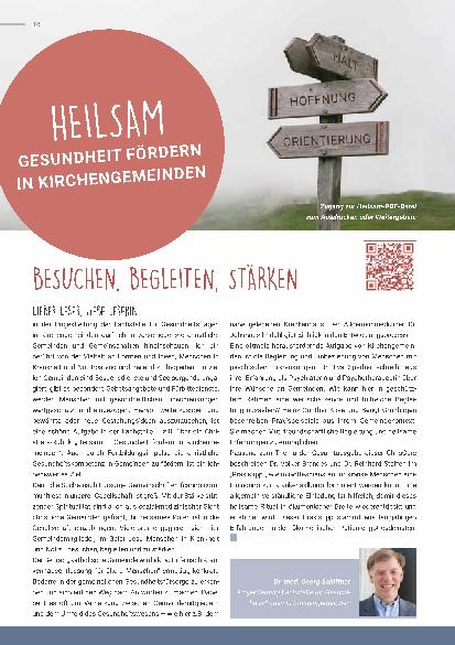 Vorschauseite 1: Heilsam Gesundheit fördern in Kirchengemeinden
