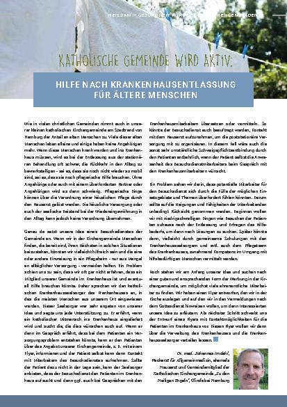 Vorschauseite 2: Heilsam Gesundheit fördern in Kirchengemeinden