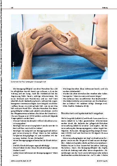 Vorschauseite 3: Bewegung bedeutet Autonomie