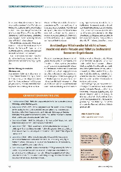 Vorschauseite 3: Plädoyer für ein anständiges Miteinander