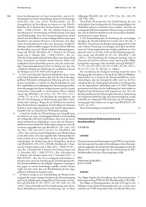 Vorschauseite 3: Unterbringung zur Vorbereitung eines Gutachtens über den psychischen Zustand; Erledigung des Rechtsschutzziels