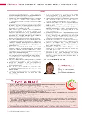 Vorschauseite 5: Fachkräftesicherung als Teil der Resilienzsicherung der Gesundheitsversorgung (Teil 3)
