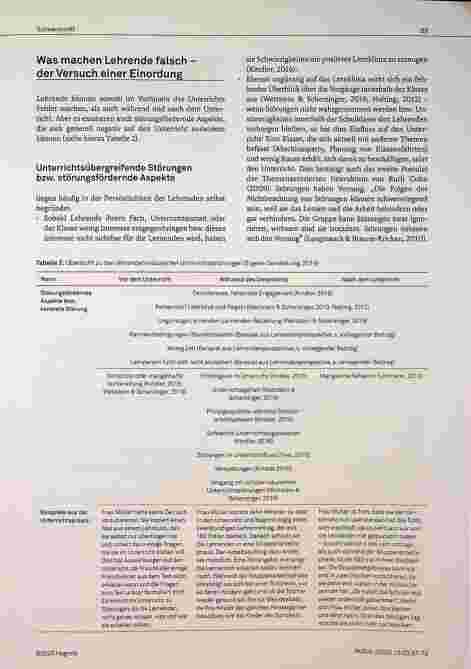 Vorschauseite 3: Unterrichtsstörungen - eine Frage der Lehre! ? Wenn Lehrende den Unterricht stören und Lernende nicht lernen können.