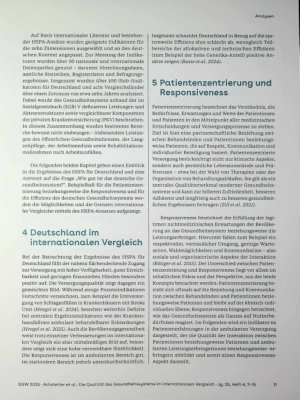 Vorschauseite 5: Die Qualität des Gesundheitssystems im internationalen Vergleich