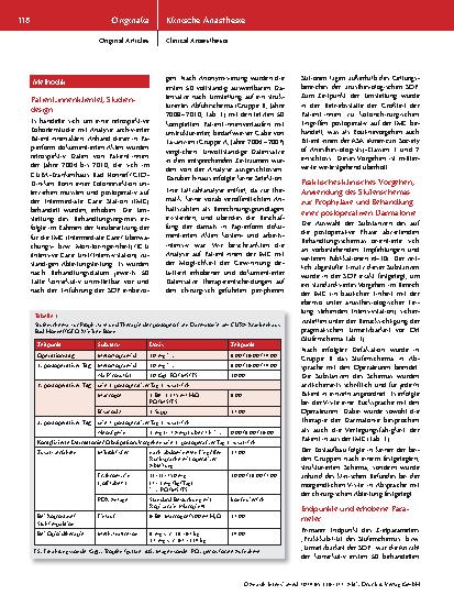 Vorschauseite 3: Postoperative Darmatonie nach Kolonoperationen – Ist ein standardisierter und gestufter Laxanzieneinsatz praktikabel?