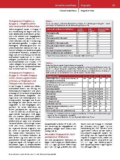 Vorschauseite 6: Postoperative Darmatonie nach Kolonoperationen – Ist ein standardisierter und gestufter Laxanzieneinsatz praktikabel?