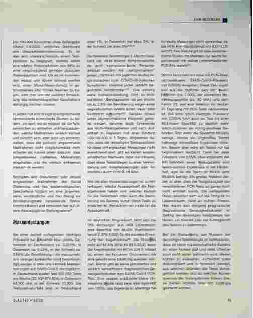 Vorschauseite 4: COVID-19: Wo ist die Evidenz?