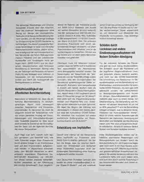 Vorschauseite 5: COVID-19: Wo ist die Evidenz?