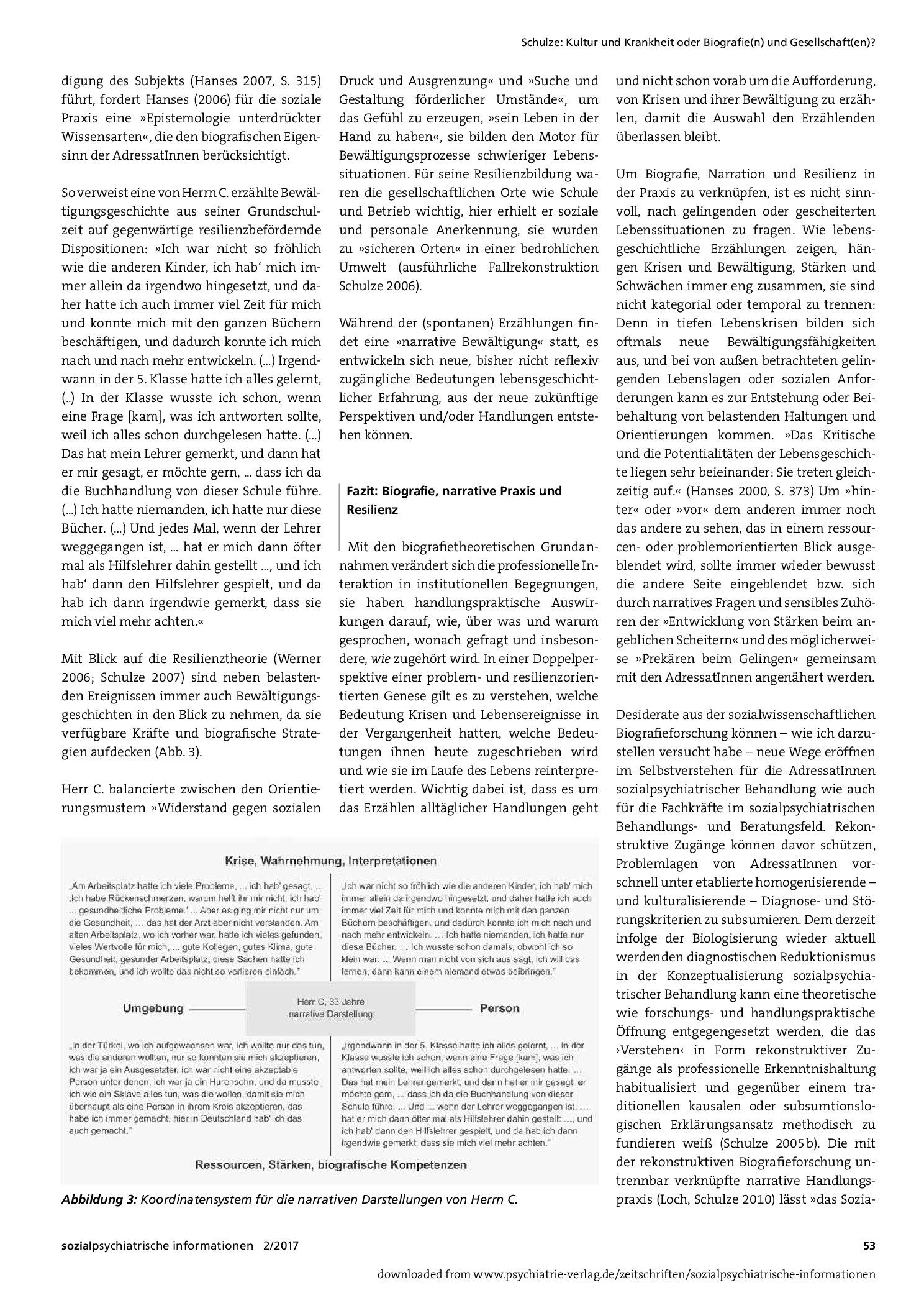 Vorschauseite 5: Kultur und Krankheit oder Biografie(n) und Gesellschaft(en)?