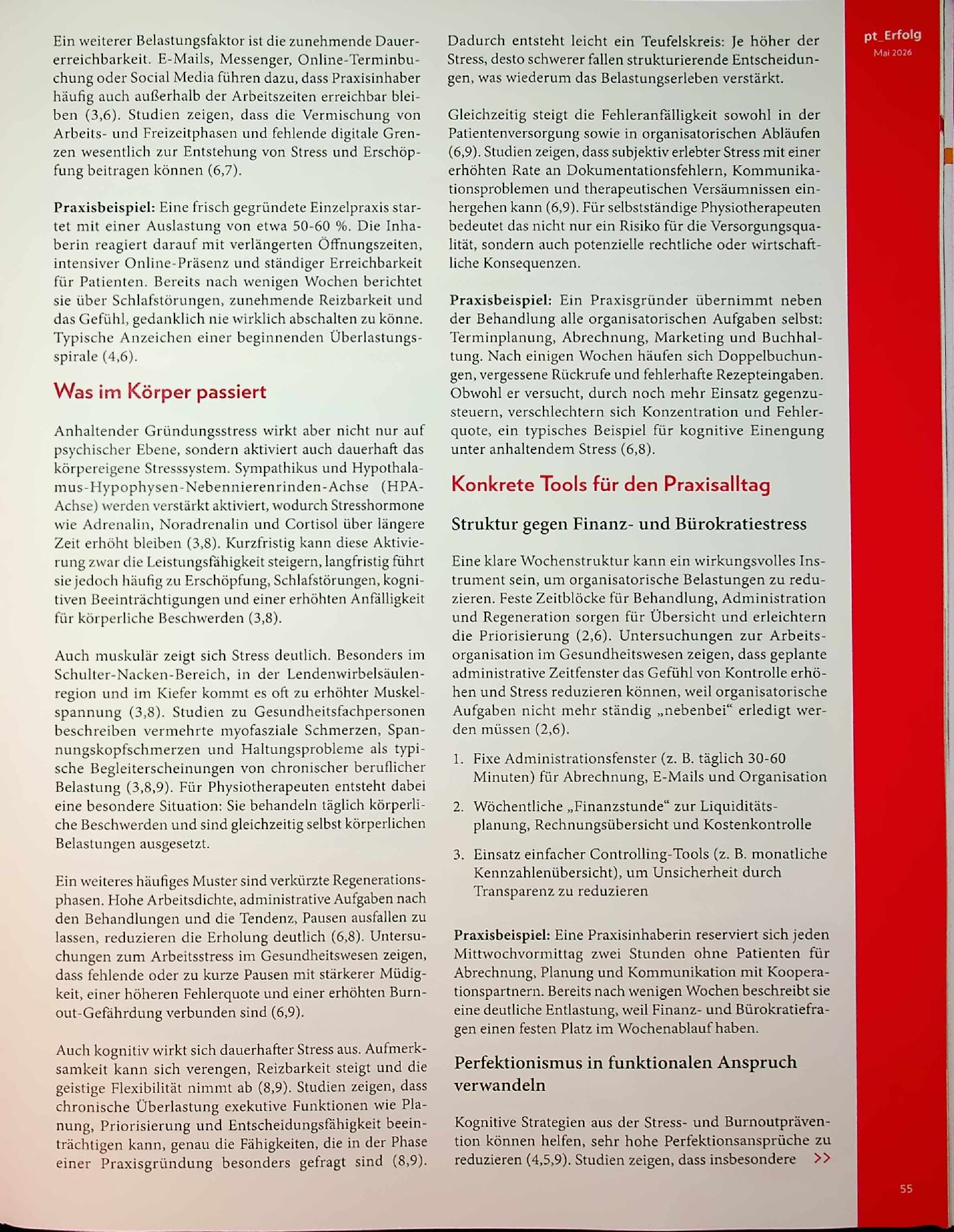 Vorschauseite 2: Praxisgründung ohne Selbstüberlastung