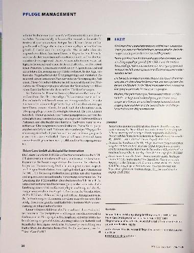 Vorschauseite 3: Pflegebedürftige nahtlos versorgt