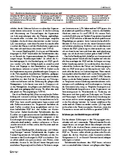 Vorschauseite 5: Handlungsansätze zum Einsatz von hochschulisch qualifizierten Pflegefachpersonen in die pflegerische Praxis: eine qualitative Studie