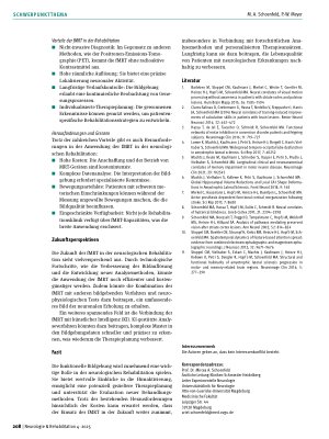 Vorschauseite 4: Die Rolle der funktionellen Bildgebung in der neurologischen Rehabilitation