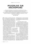 Vorschauseite 1: Pflegen bis zur Erschöpfung