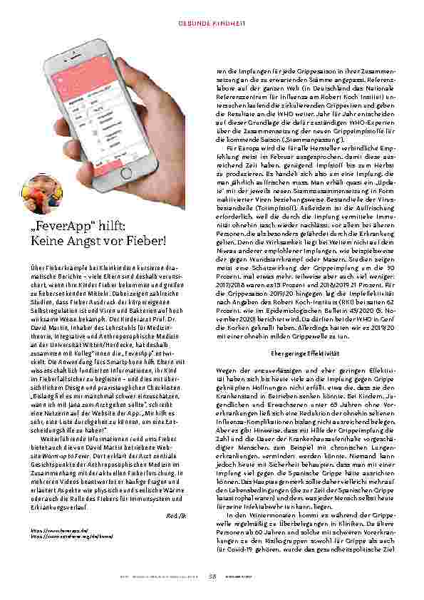 Vorschauseite 3: Grippeimpfung – jetzt erst recht?
