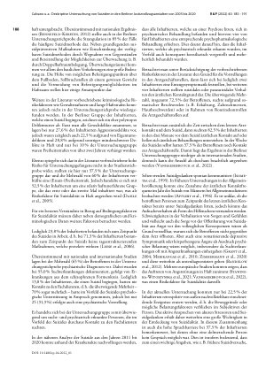 Vorschauseite 6: Deskriptive Untersuchung von Suiziden in den Berliner Justizvollzugsanstalten von 2005 bis 2020