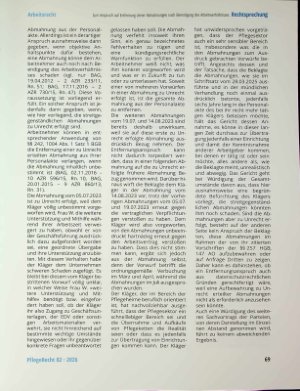 Vorschauseite 3: Zum Anspruch auf Entfernung dreier Abmahnungen nach Beendigung des Arbeitsverhältnisses