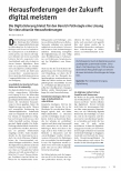 Vorschauseite 1: Herausforderungen der Zukunft digital meistern