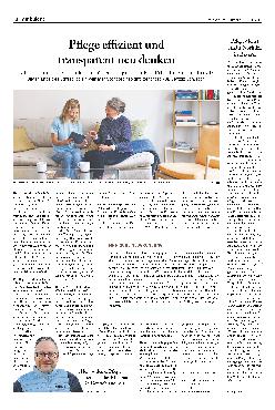 Vorschauseite 1: Pflege effizient und transparent neu denken