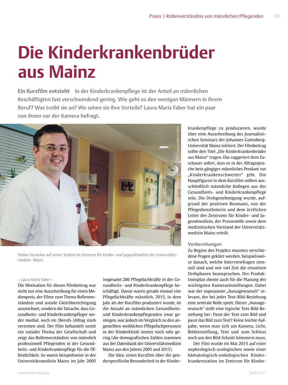 Vorschauseite 1: Die Kinderkrankenbrüder aus Mainz