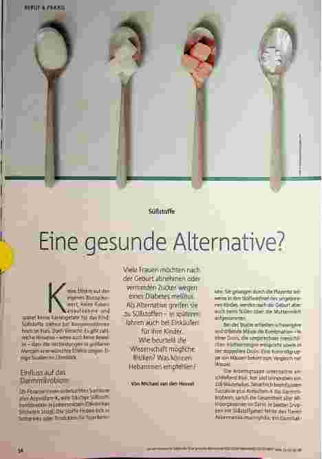 Vorschauseite 1: Süßstoffe - Eine gesunde Alternative?