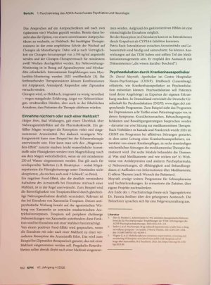 Vorschauseite 3: Aufgaben in der Psychiatrie